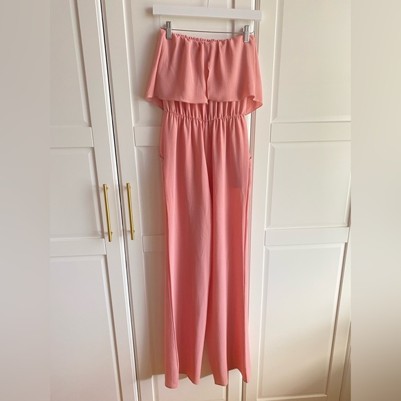 Wide leg jumpsuit with pockets - Picture 4 of 6